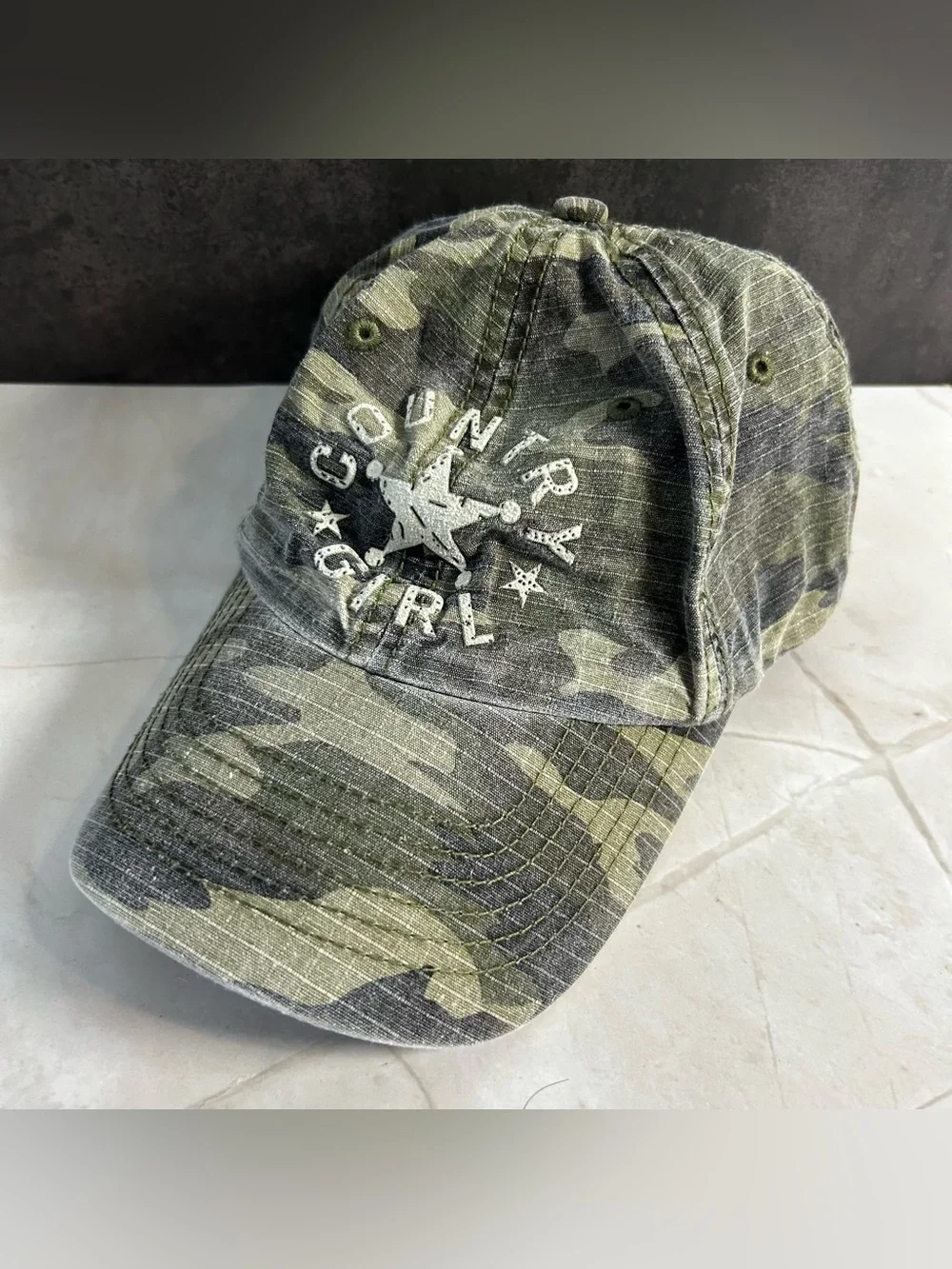 Country Girl Camouflage Baseball Cap